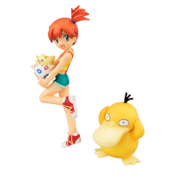 Authentic Pokemon G.E.M. Series PVC Figure -  Misty, Togepi, and Psyduck 10,5cm